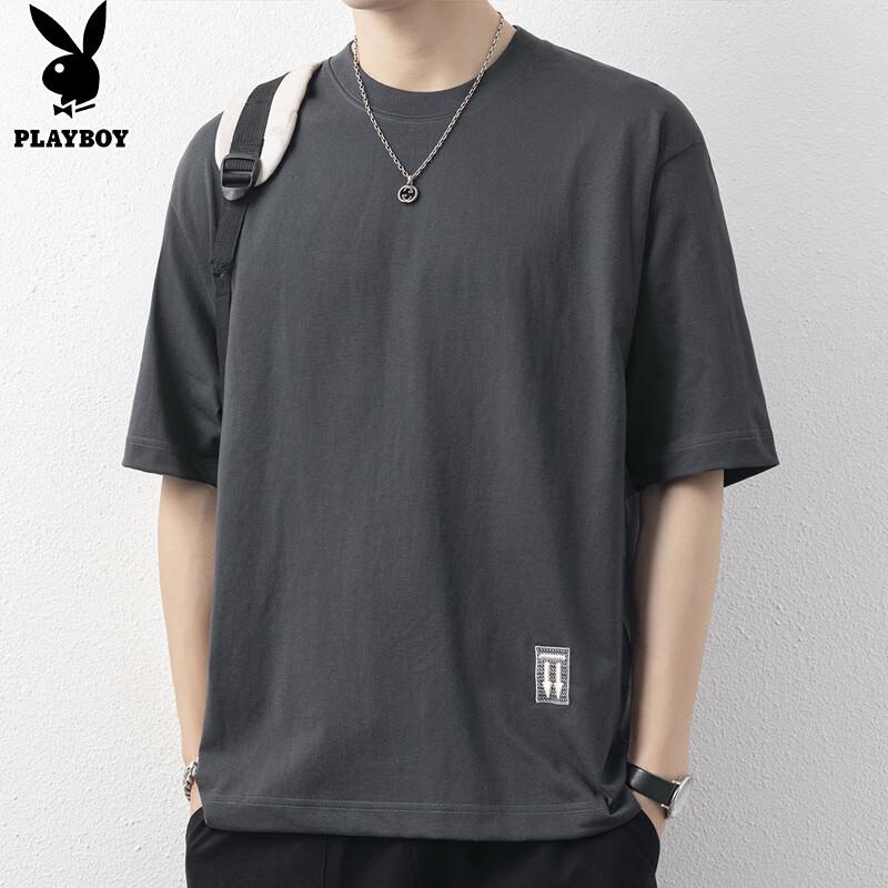 PLAYBOY Men s Cooling Loose Fit Short Sleeve T-Shirt XL