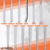 LEONTOOL Wood Carving Chisel Professional Woodworking Woodworking Hand Chisel Wood Carving Chisel Triangular Square Round Flat Excellent Carpentry
