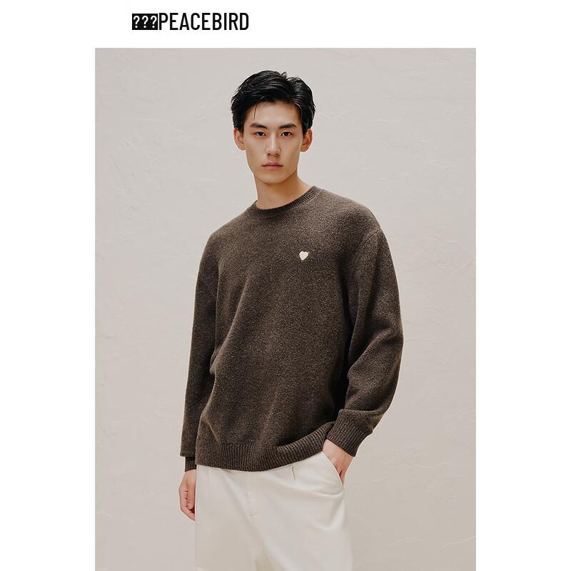 

Мужской вязаный свитер свободного кроя PEACEBIRD S