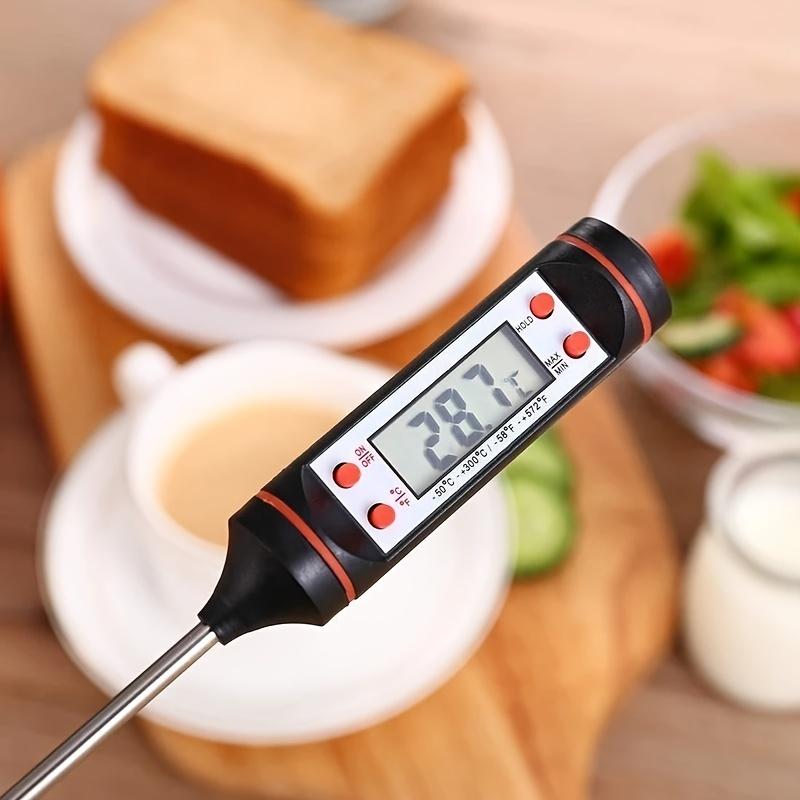 BEPAN Digital Meat Thermometer with Food Cooking BBQ Probe for Water Milk Oil Oven Temperature Measurement, Digital with 0.1 Accuracy