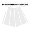 Black Car Door Window Column BC Pillar Post Cover Trim PC Material Sticker Fit for Buick Lacrosse 2010-2016