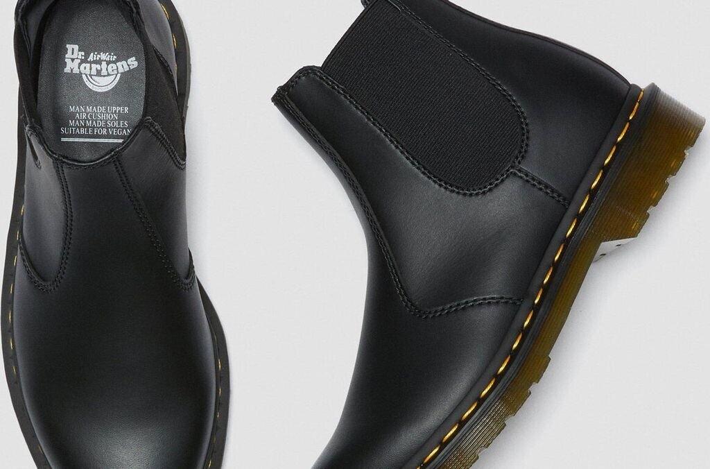 Веганские сапоги-челси Dr. Martens (21456001) черного цвета