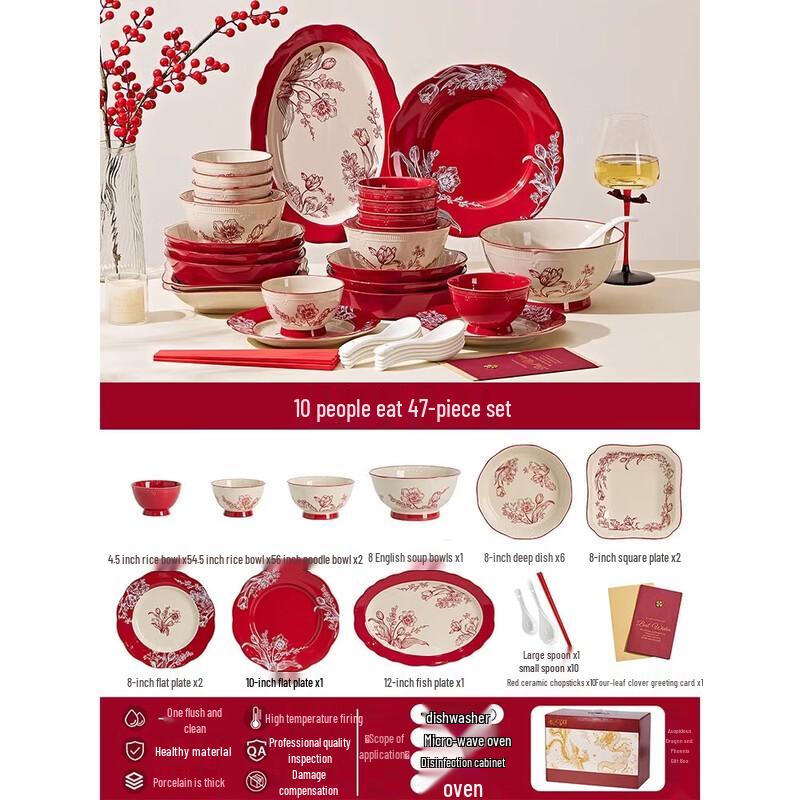 Underglaze Ceramic Dinnerware Set