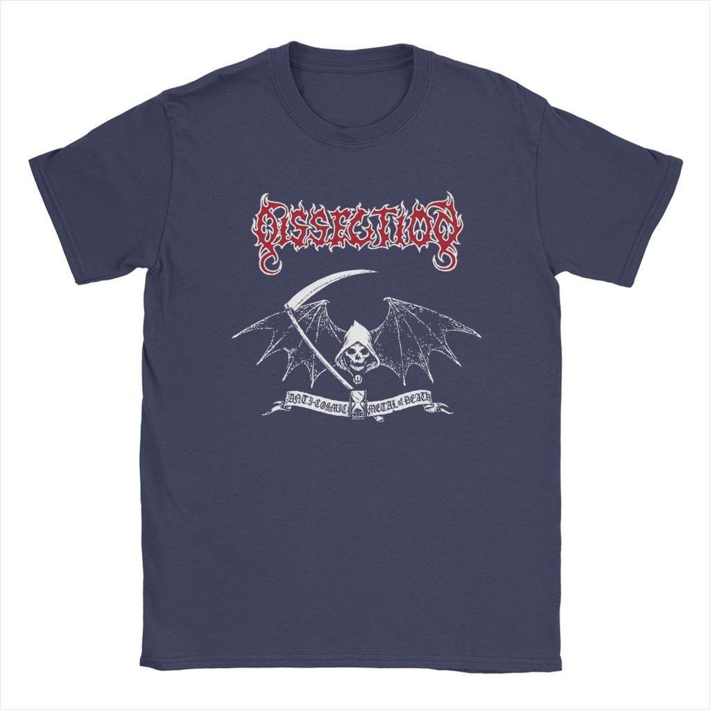 Herr T-shirts Dissection Nodveidt Anti Cosmic Metal Death Vintage 100% Bomulls T-shirts Kortärmad T-shirt Toppar Presentidé