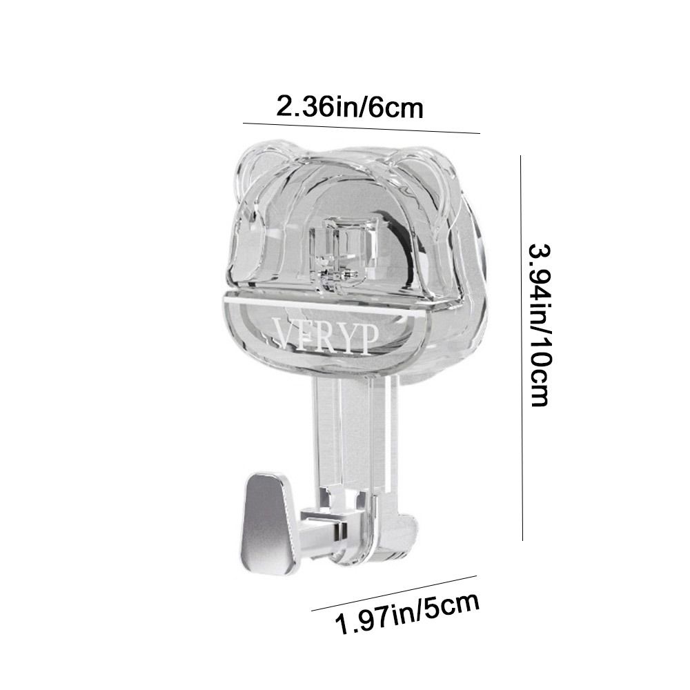 Wall Hanging Door Wall Vacuum Hooks Plastic Clothes Hangers Strong Suction Cup Hooks for Household