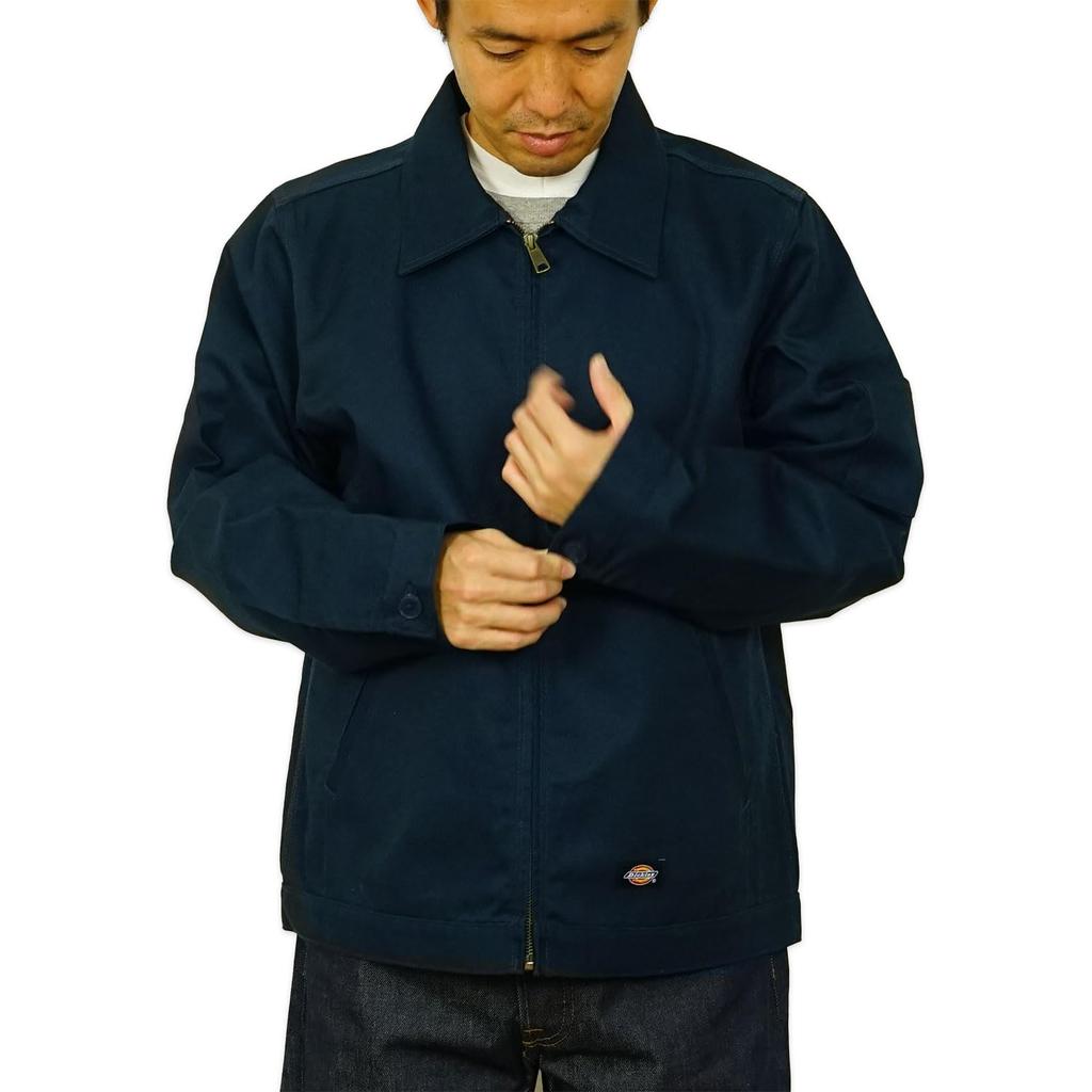 Dickies JT75 Unlined Eisenhower Jacket Dark (JP, Alphabet, L, Navy) [Used]
