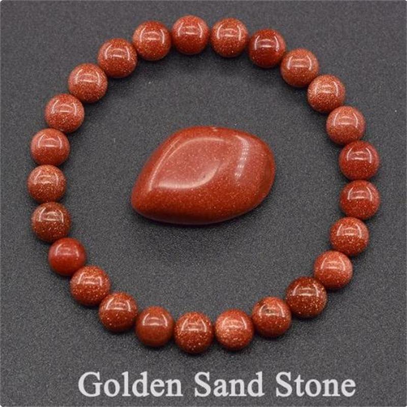 Amethyst Sunstone Lapis Lazuli Tiger Eye Handmade Agate Crystal Green Dongling Bracelet