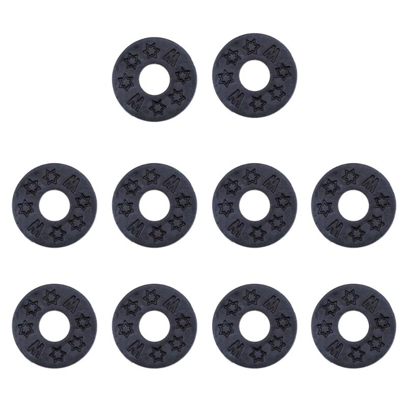 

10 шт./компл. резиновые замки для ремня гитары, защита для гитары, замки для гитары, черные замки для ремня гитары, силиконовые замки для ремня чёрный