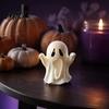 Halloween Ghost Decor 3D Printed Figurine, Spooky Small Statue, Personalized Gift Cute Desktop Decoration for Party Tabletop Mantel Fireplace
