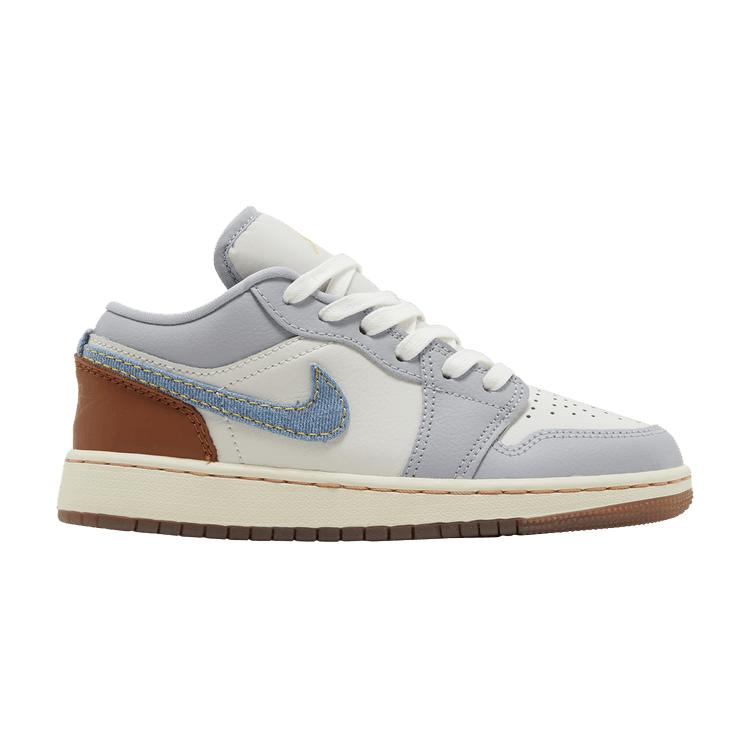 

Jordan 1 Low SE Phantom Coconut Milk Amber Brown Light Armory Blue (GS 36