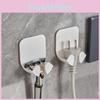 For Adhesive Hooks Wall Outlet Cord Plastic Cable Clips Accessories Kitchen
