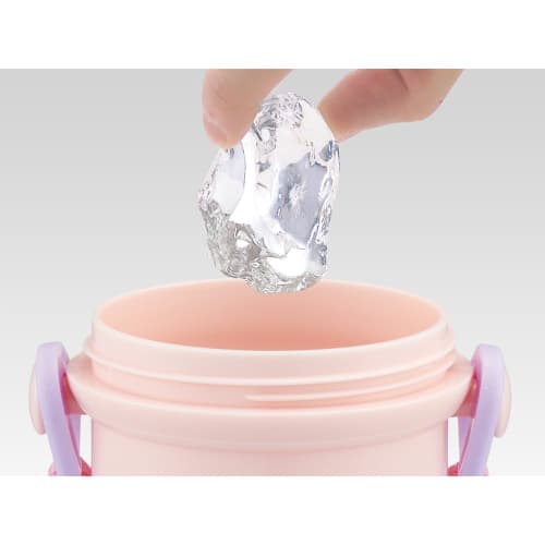 Skater Children's Water Bottle, 480ml, Antibacterial Plastic, Child-Friendly, Lightweight, Snoopy 80s Cafe Design, Made In Japan (PSB5SANAG-A)