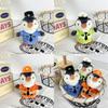 Delightful Plush Penguin Keychain Cute Animal Doll For Firefighter And Lovers Police