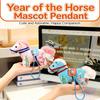 Plush Horse Stuffed Animal Keychain Soft Horse Keychain Bag Charm for Backpacks,Purse and Handbags Cute Animal Keychain