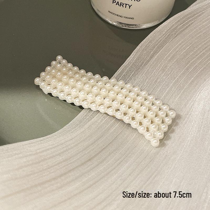 Korean Pearl Hairpin - Trendy Side Clip for Women and Girls