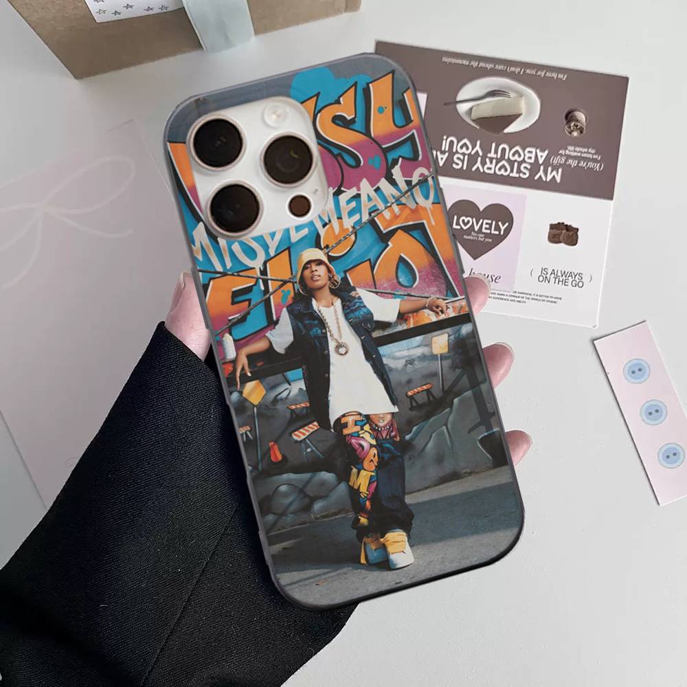 Rapper Missy E-Elliott Phone Case For IPhone 17 16 15 14 Plus 11 12 13 Pro Max Shockproof Protection Soft Back Cover