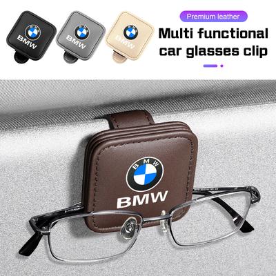 Leather Sunglasses Holder Visor Clip Car Glasses Storage For BMW M M3 M5 M6 E36 E39 E90 E70 G01 G02 G05 G07 G60 G70 I3 I4 TG65G