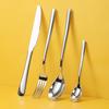 Moonlight series 666 Western food knives, forks, spoons, stainless steel French steak set supplies