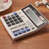 Solar Calculator Dual Power Supply DS-200ML 12 Digits Electronic Calculator Office Supplies For Office School Accounting Tools