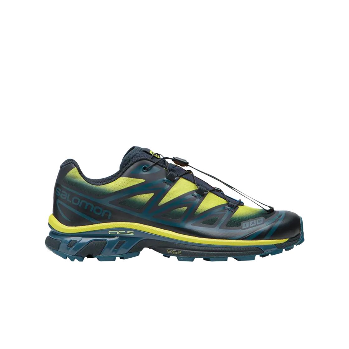 Salomon XT-6 Skyline Carbon Sunny Lime Unisex Sneakers Blue Sulphur-Spring L47440400 36⅔