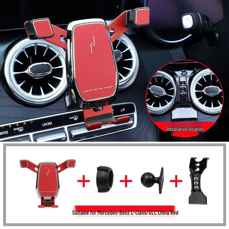 Držák na telefon do auta Mercedes-Benz Třídy C/GLC s bezdrátovým nabíjením (Modely 2015-2022)