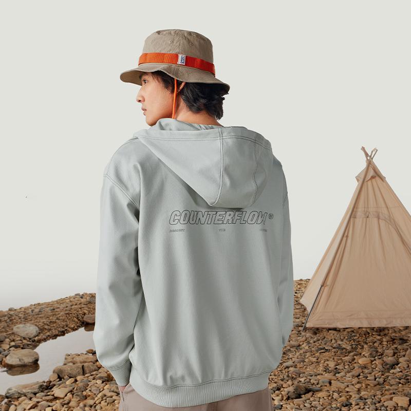 Li Ning CF Pure Color Casual Sports Zip-Up Hoodie Loose Long Sleeve Jacket Unisex jackets AWDU807-3