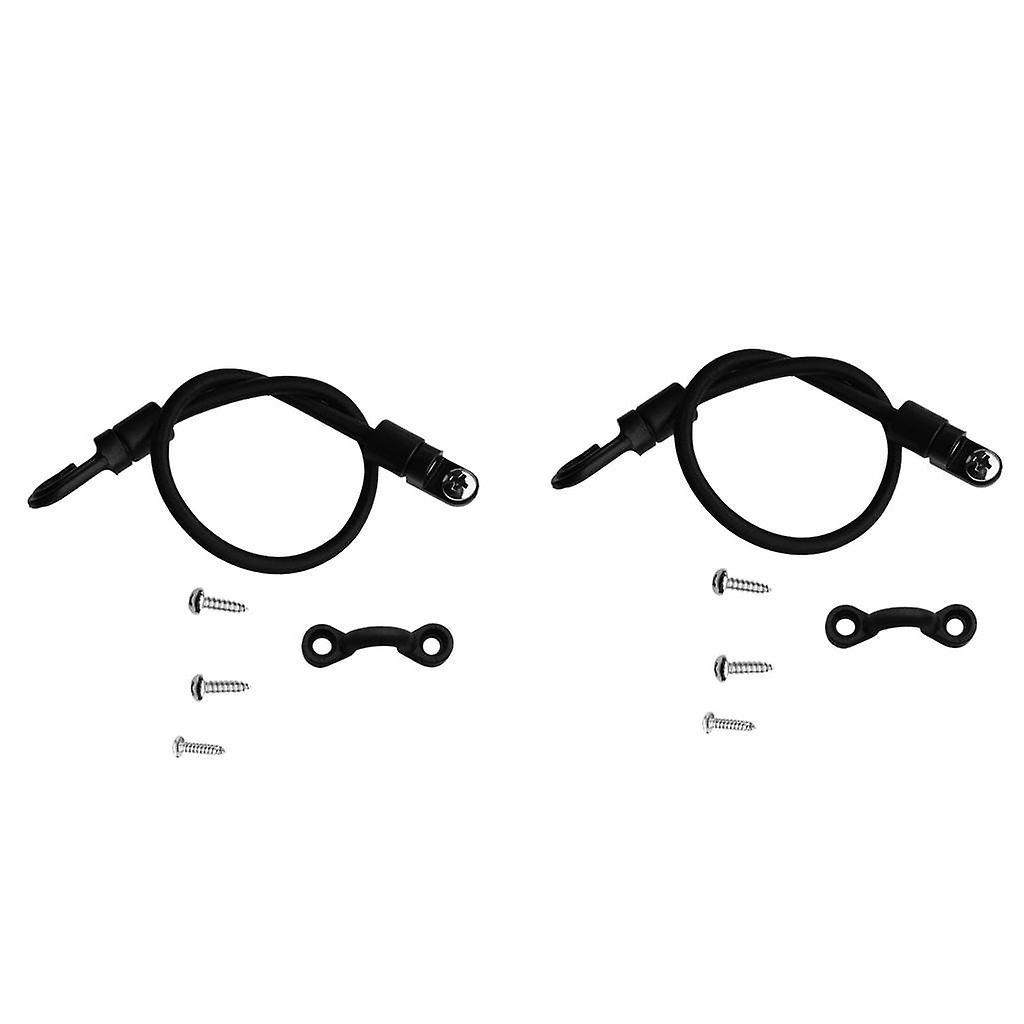 2 Pieces Marine Boat Fishing Rod Tamer Strap Holder Deck Mount Connector 18"