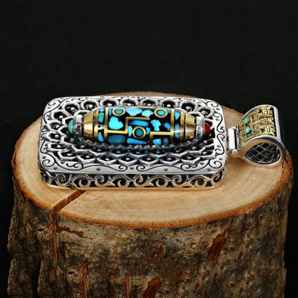 Avec Chaîne Colliers Bohèmes Homme Bijoux Pendentif pour Homme Colliers Pendentifs Turquoises Pour Homme