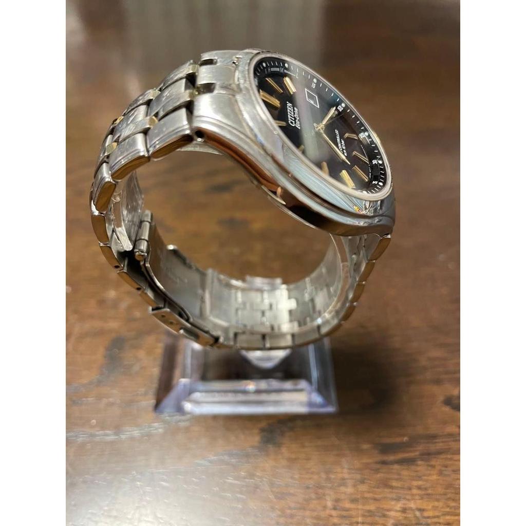 Used CITIZEN Eco-Drive Radio Solar Men's Watch Black Dial