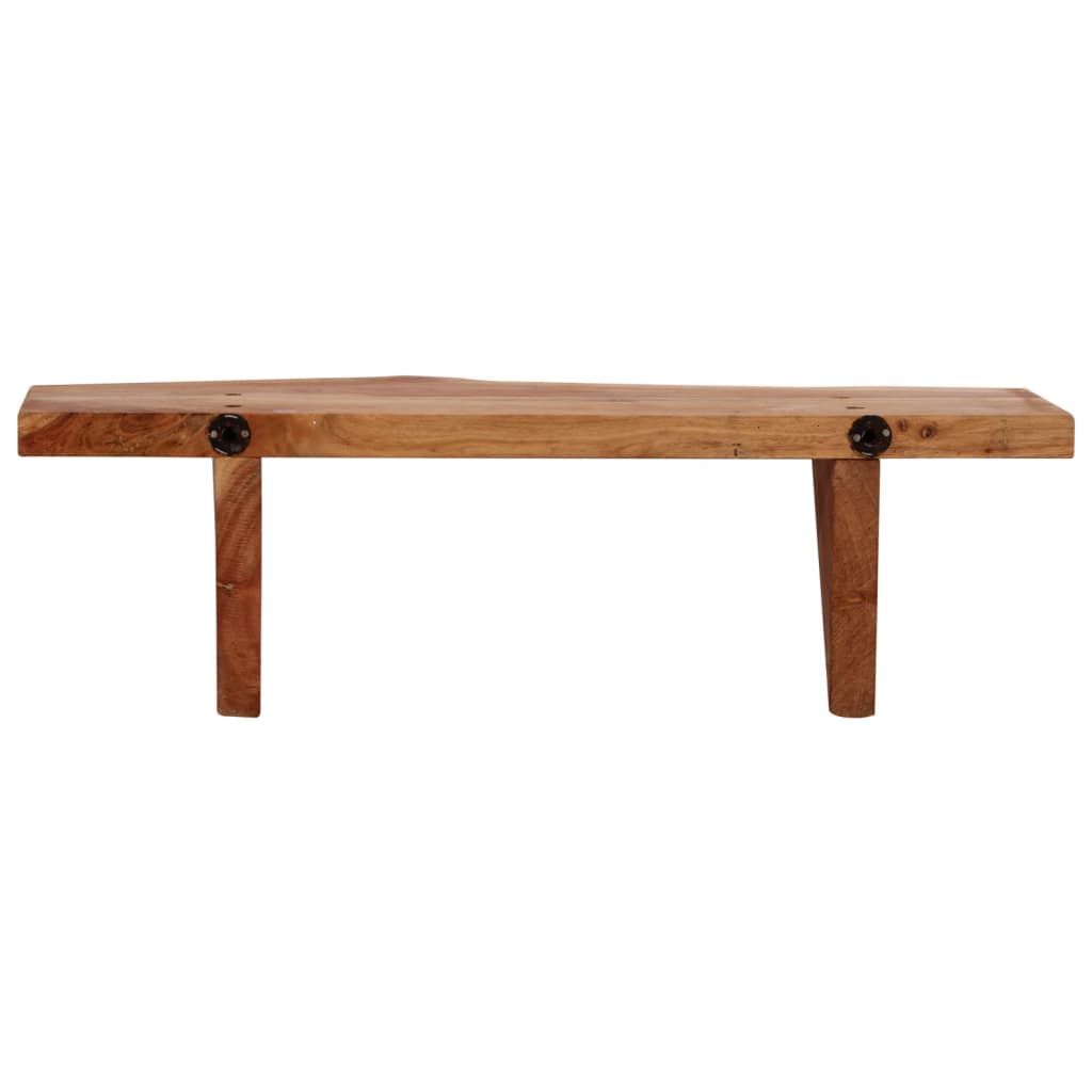 Wall Shelves 2 Pcs 60 X 20 X 18 Cm Solid Acacia Wood