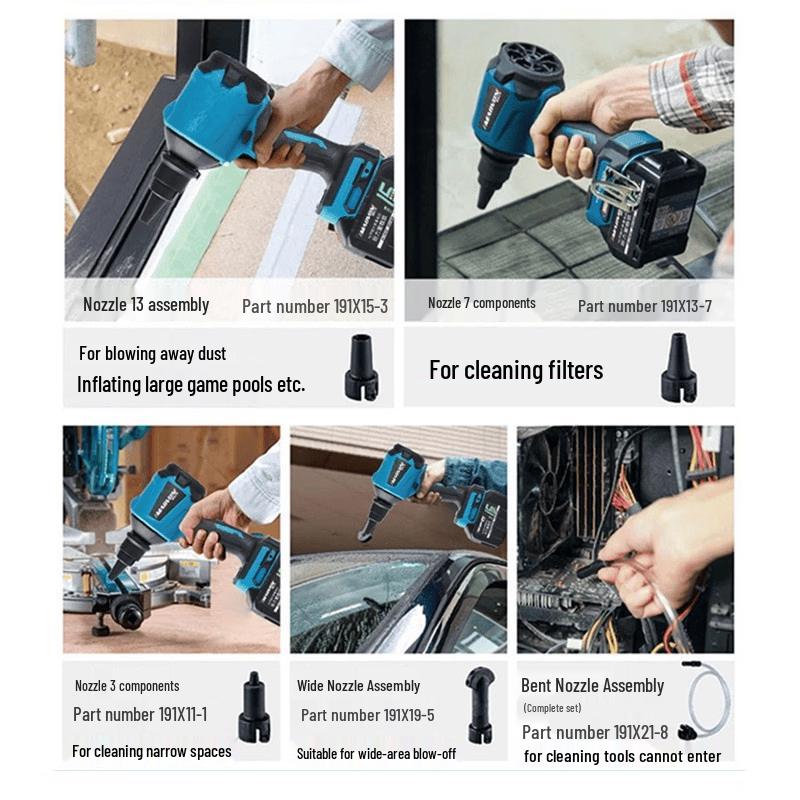 Cordless Multi-functional Blower & Vacuum Cleaner CN plug (adapter included)