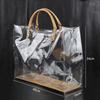 Clear Tote Bag DIY Handmade PVC Handbag Making Kit Large Capacity Gift Bag Woman