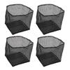 4pcs Aquatic Pond Planting Bags Reusable PVC Mesh Water Garden Pond Plant Pot Breathable Lily Plant Pots for Pond Bog