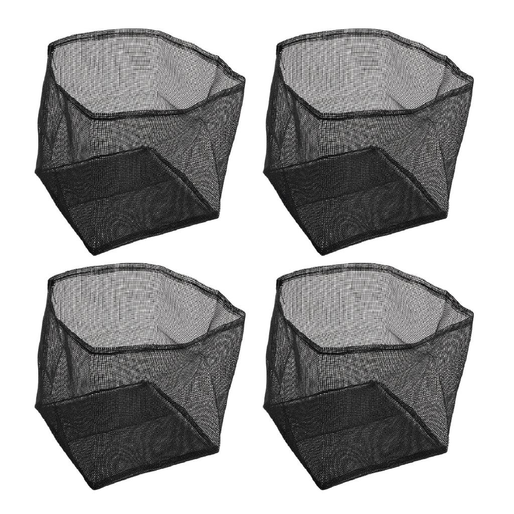 4pcs Aquatic Pond Planting Bags Reusable PVC Mesh Water Garden Pond Plant Pot Breathable Lily Plant Pots for Pond Bog