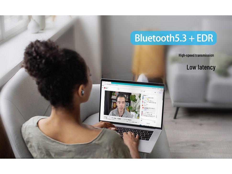 New Hot Model TWS Aluminum Alloy Mini True Wireless 5.3 Bluetooth Earphones with In-Ear Noise Cancelling