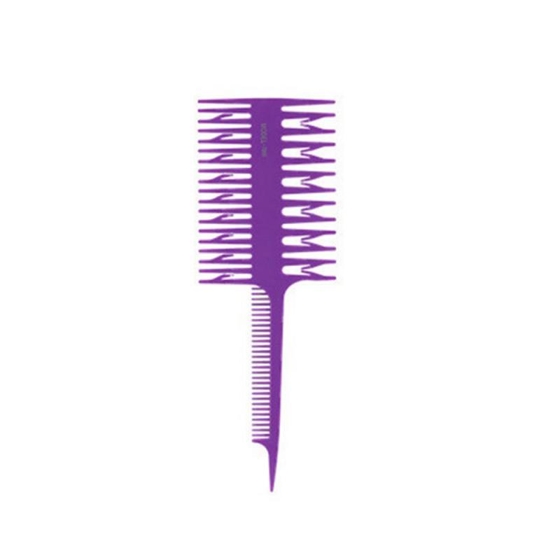 Professional Hair Comb Hair Dyeing Highlight Hair Brush Fish Wide Tooth Zone Comb Barber Hairdressing Comb Hair Styling Tool