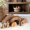 Crèche en bois représentant un tombeau vide, avec scène de la Nativité et de la Résurrection, pour la maison, le bureau ou l'église. Décoration religieuse pour Pâques.