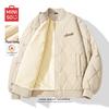 MINISO Men's Retro Baseball Collar Thickened Winter Jacket