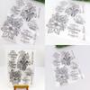 1 Sheet Clear Stamp Transparent Seal Stamp Card Making 3D Scrapbooking Paper Crafting Stamps Handmade Crafts Supplies