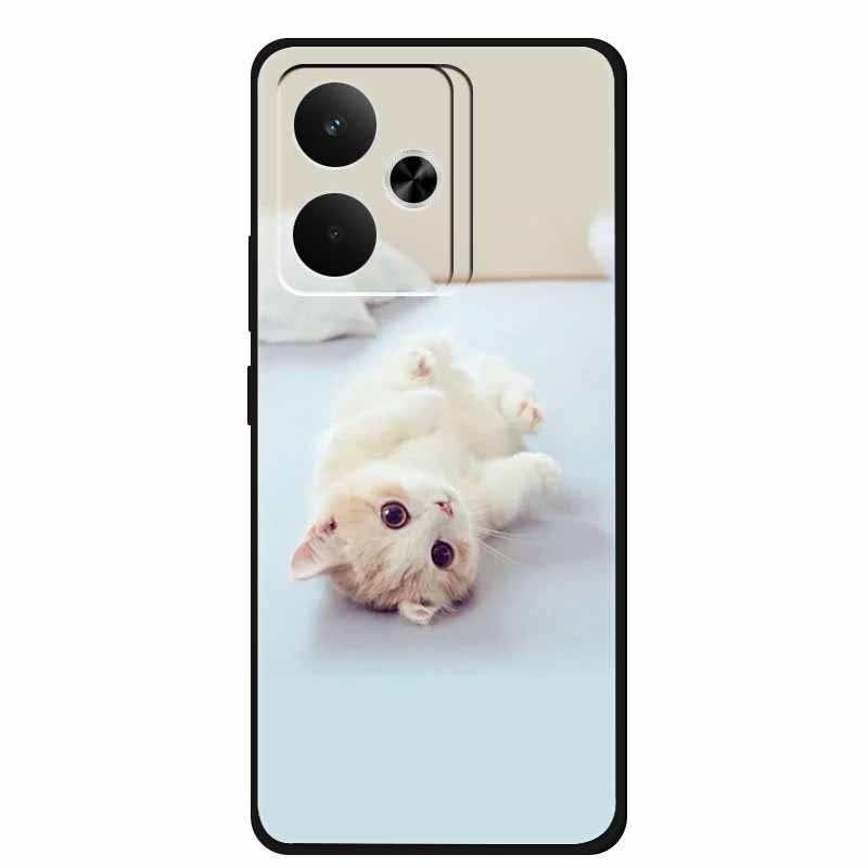 For Realme GT7 GT 7T Phone Case 7 T Bag Black Silicone Soft Back Cover Case For Realme 14 4G 15 Pro Cases Coque Protective Shell