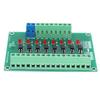 Optical Isolation Module Limit Switching Frequency 20KHZ 12V to 3.3V 8 Channel Optocoupler PLC Signal Converter Board