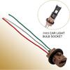 Pack-2 Automotive 7443 Brake Light Bulb Holder, Socket Pigtail Harness Connector, Waterproof ulation Plastic Female Adapter, for 7443/T20 Bulb