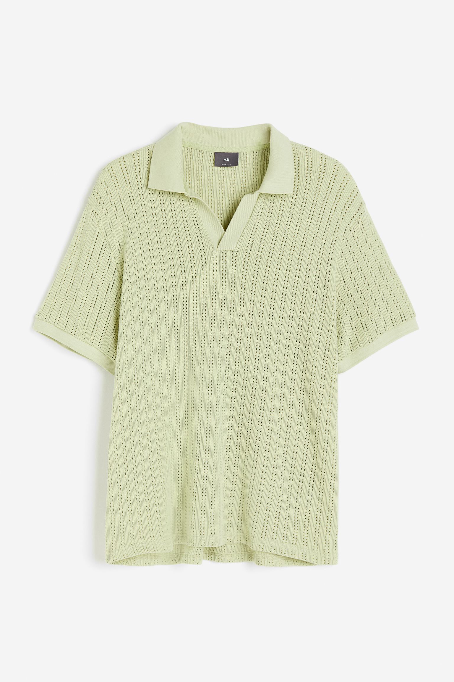 

Рубашка поло классической вязки с отверстиями