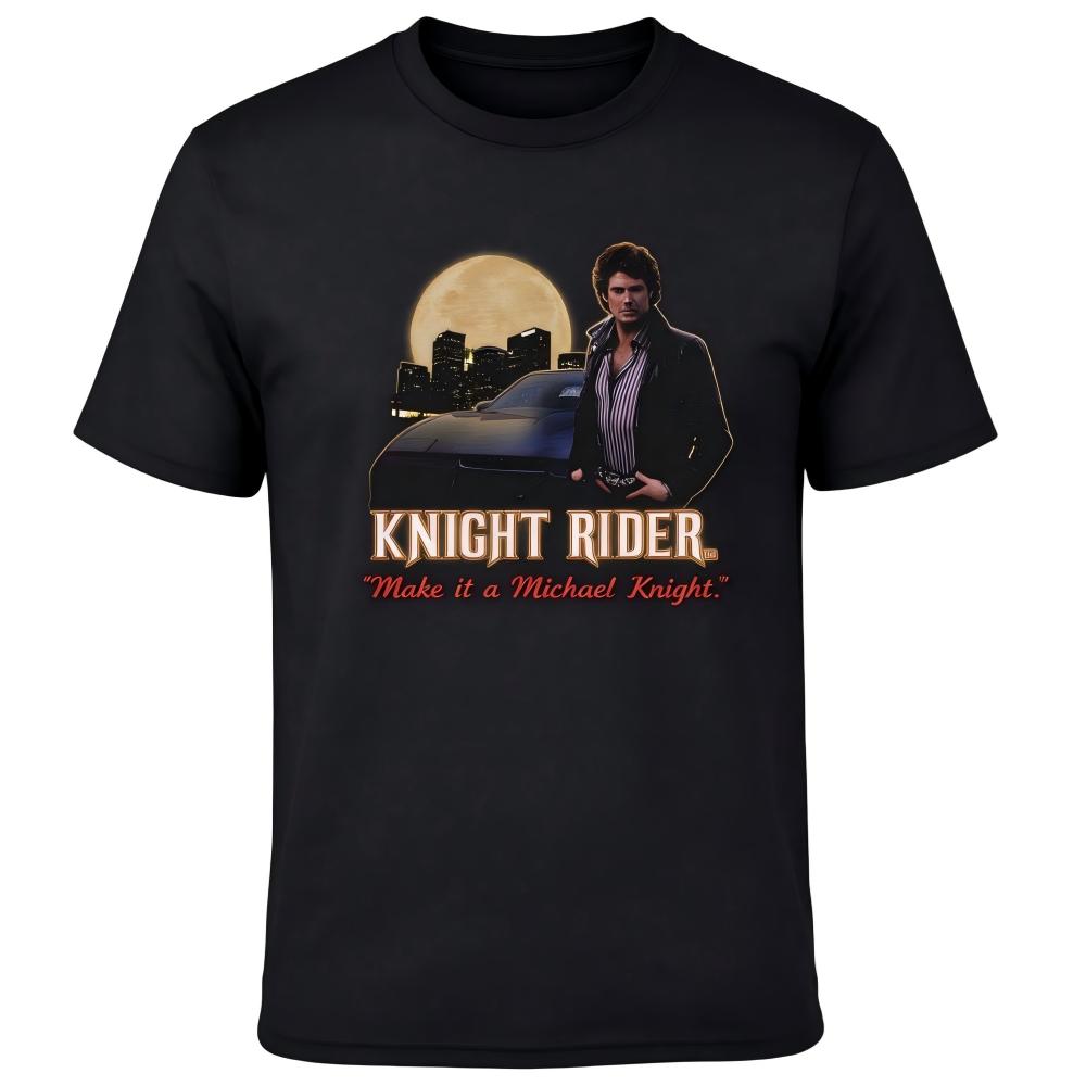 Knight Rider Michael Knight Classic Tv Show Graphic T-Shirt