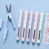 Mini Foldable Scissors Simplicity Cute Cartoon Bear Rabbit Stationery Scissors Cute Small Portable Pen Style Scissors