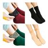 Women's Opaque Fleece Lined Crew Socks Winter Thick Velvet Warm Socks Soft Plush Ski Boots Floor Slippers for Snow And Cold Weather