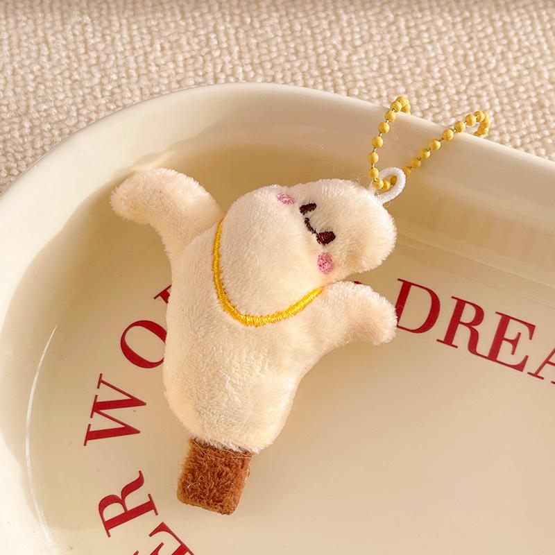 Cute Doll Pendulum Small Gift Pendant Ground Marketing Cartoon Keychain Plush Doll Backpack Bag Lanyard Accessories