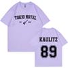 Rock Band Tokio Hotel Kaulitz Tričko Pánská Móda Neformální Tričko s krátkým rukávem Hip Hop Punk Trička nadměrné velikosti Unisex Streetwear