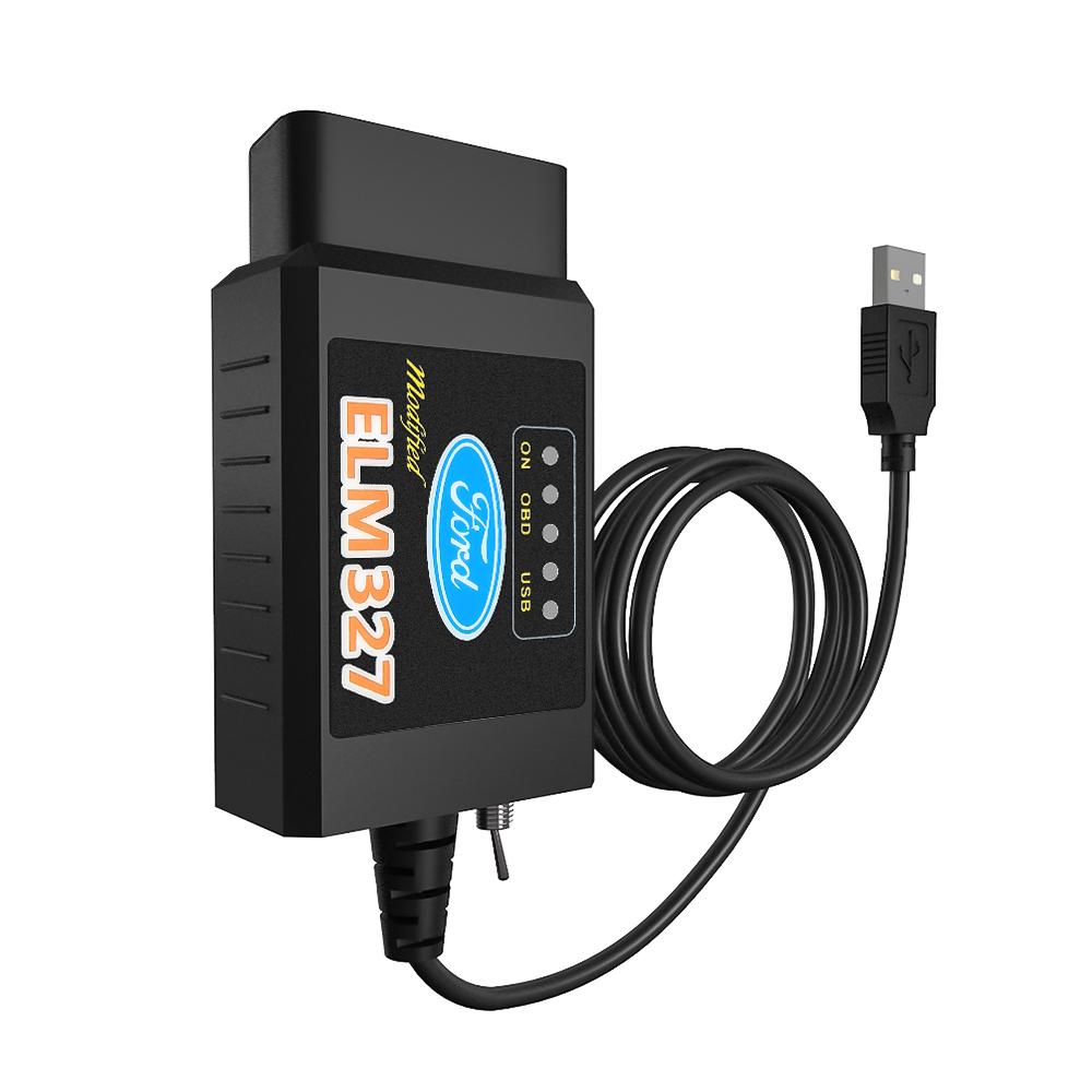 Pro Ford FORscan USB OBD2 ELM327 V1.5 s přepínačem čip FTDI PIC18F25K80 Forscan FoCCCus HS CAN a MS CAN Nástroj pro diagnostiku automobilu
