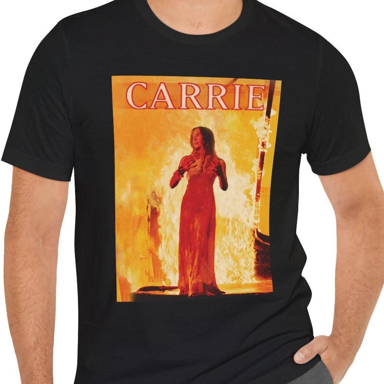 Carrie T-Shirt Short Sleeve Horror Movie Tee 4XL